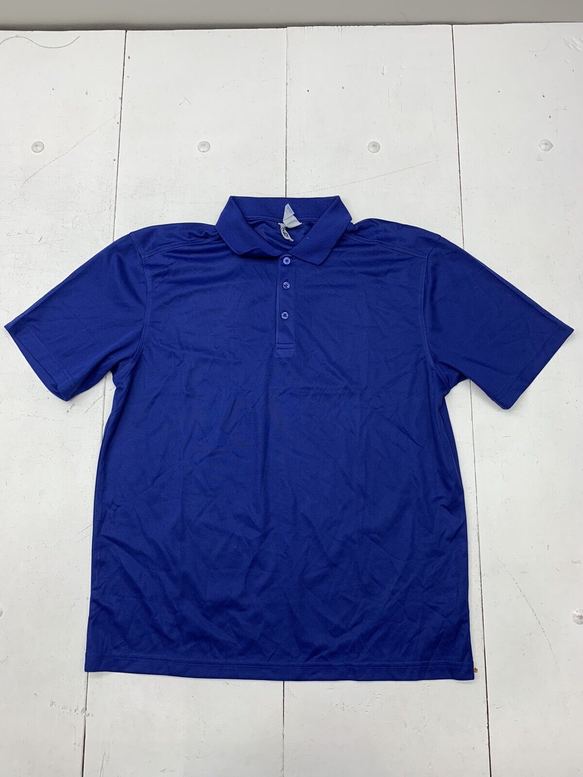 Clique Mens Blue Short Sleeve Polo Size Large