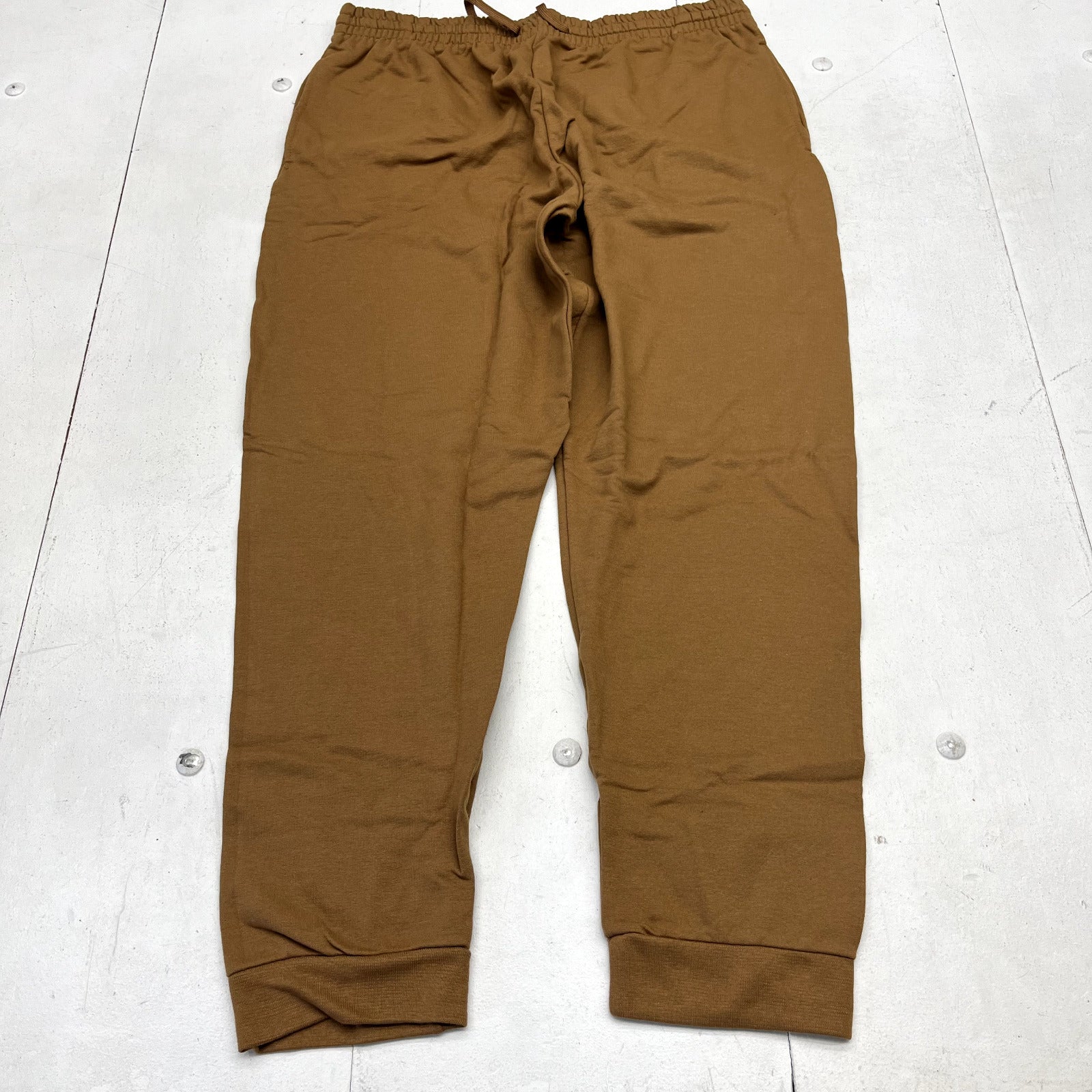 Fruit Of The Loom Brown Fleece Joggers Mens Size X-Large NEW