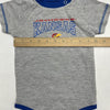 Team Athletics Gray Kansas Jayhawks Body Suit Infant Size 24 Months