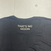 That’s No Moon Black Graphic Short Sleeve T Shirt Adults Medium