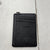 Ecovision Black Faux Leather Card Wallet NEW