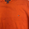 Tommy Hilfiger Orange Cotton Long Sleeve Sweater Mens Size XL*