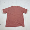 Thane vintage mens Red striped polo size Large