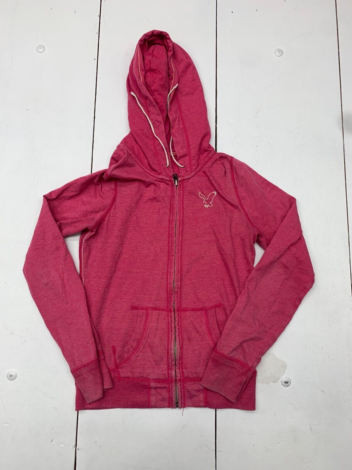 American Eagle Womens Pink Full Zip Jacket Size Small