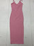 Shein Womens Pink Ribbed Dress Size Small