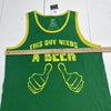 ME 87 Green This Guy Needs A Beer Tank Top Mens Size 2XL
