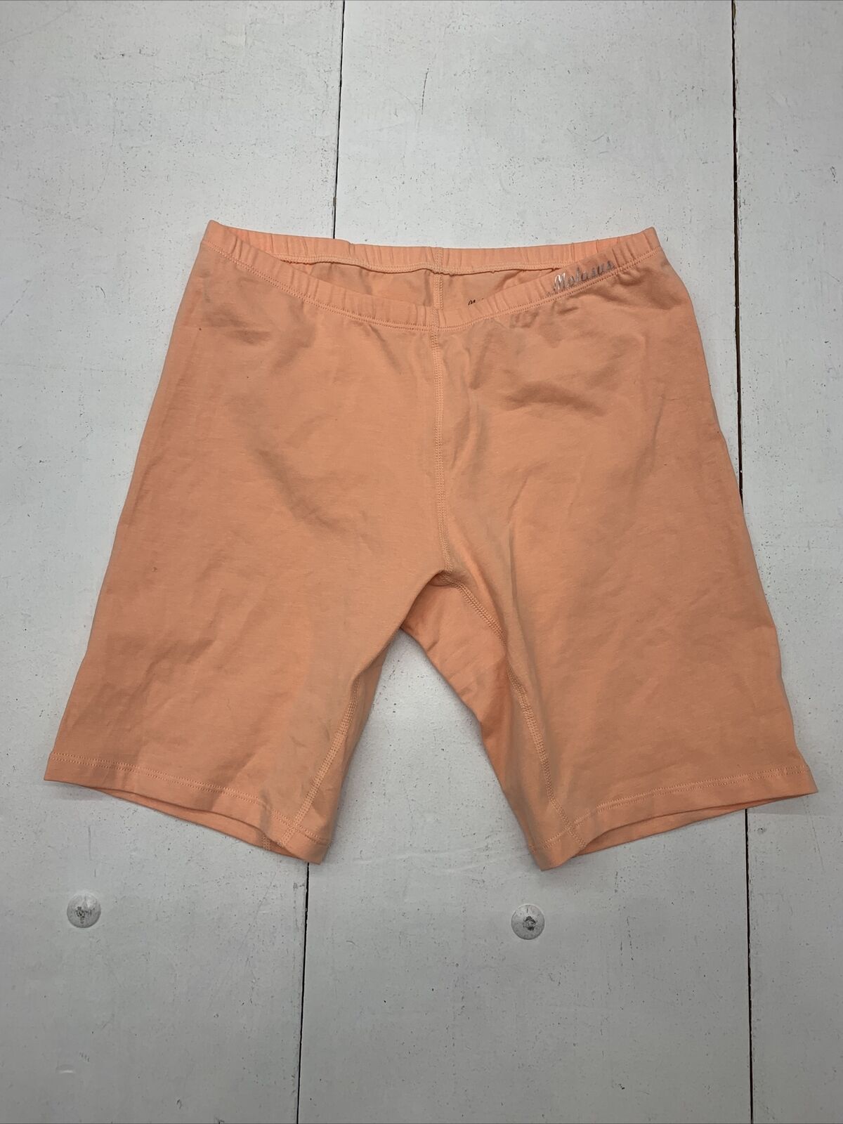 Molasus Womens Orange Biker Shorts Size Medium
