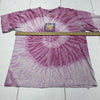 Vintage Gildan Pink Tie Dye Port Arkansas Texas T Shirt Adults Size Large