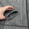 Andrew Marc New York Gray Black Knit Herringbone Full Zip Jacket Women’s XS
