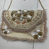 Francesca’s Sue Shell And Beaded Clutch Purse