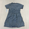 Carters Blue Short Sleeve Dress Girls Size 6 NEW