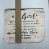Cream Pouch Bag Front And Back Sentimental Graphic Aunt And Niece Gift