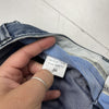 Canali Med Wash Blue Denim Straight Leg Jeans Mens Size 46 US 32