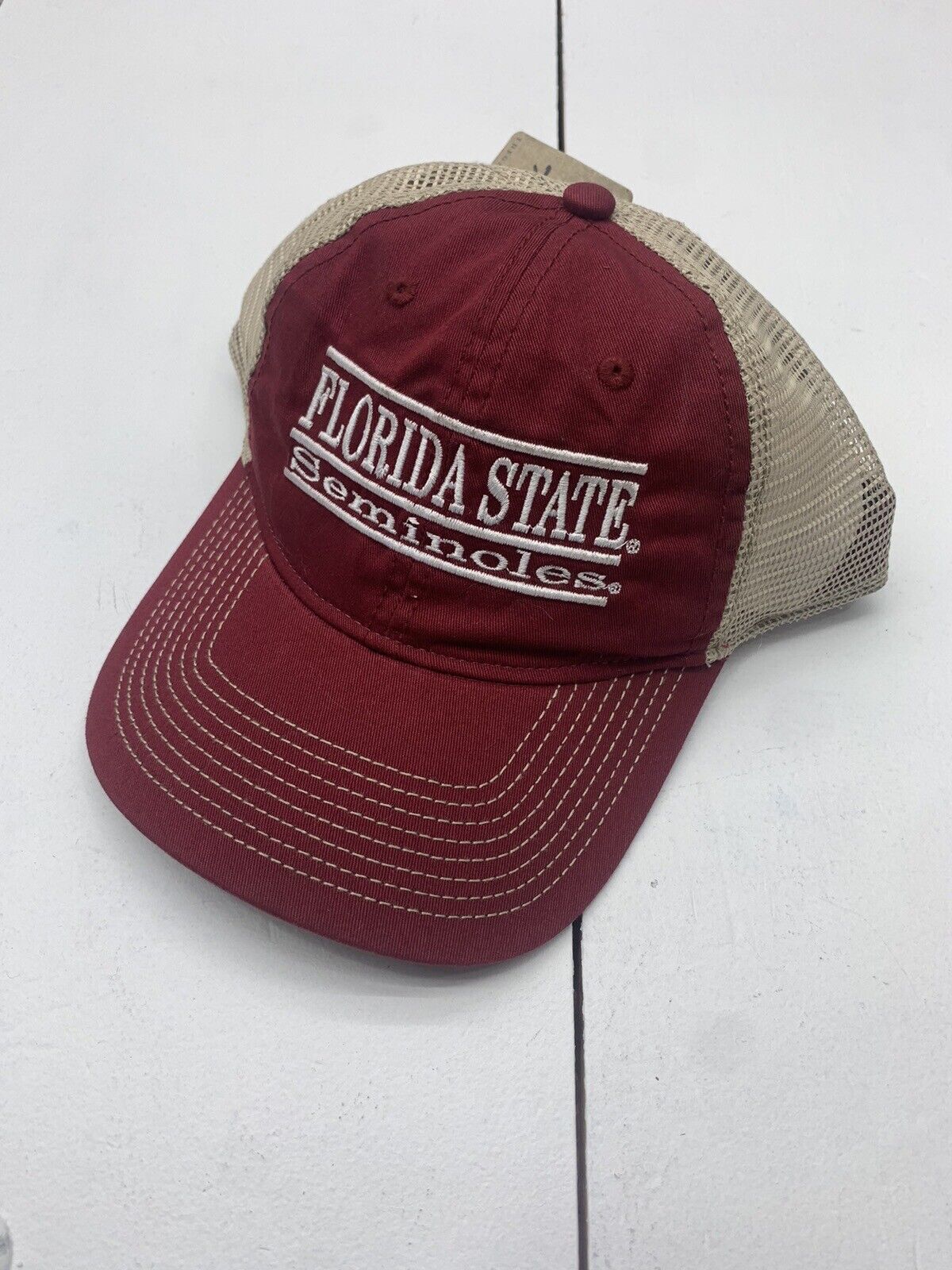 Florida State Seminoles Mens Red Trucker Hat Adjustable Size