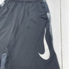 Nike Dri-Fit GFX Legacy Gray and Black Athletic Shorts Boys Size Large