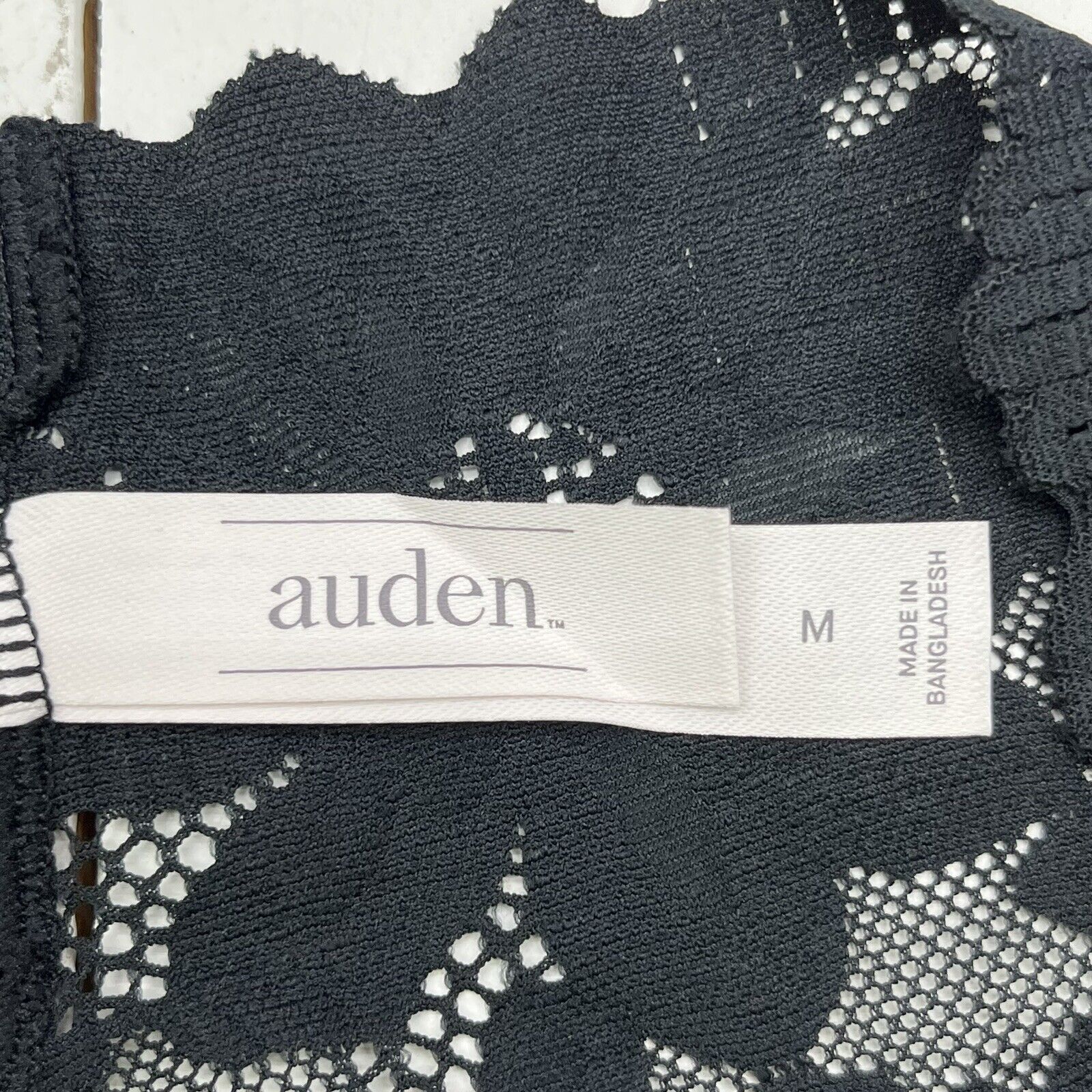 Auden Black Lace Cheeky Underwear Women's Size Medium New - beyond exchange