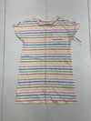 Old Navy Girls White Rainbow Color Striped Short Sleeve Size 4T