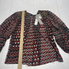 Bl-nk London Red Sequin Embellished Long Sleeve Blouse Women’s Small New