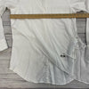 Prem by Premonition White Long Sleeve Button Up Side Tie Women’s Size 6