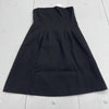 Oak + Fort Black Strapless Pleated Front Dress Women’s Size XS