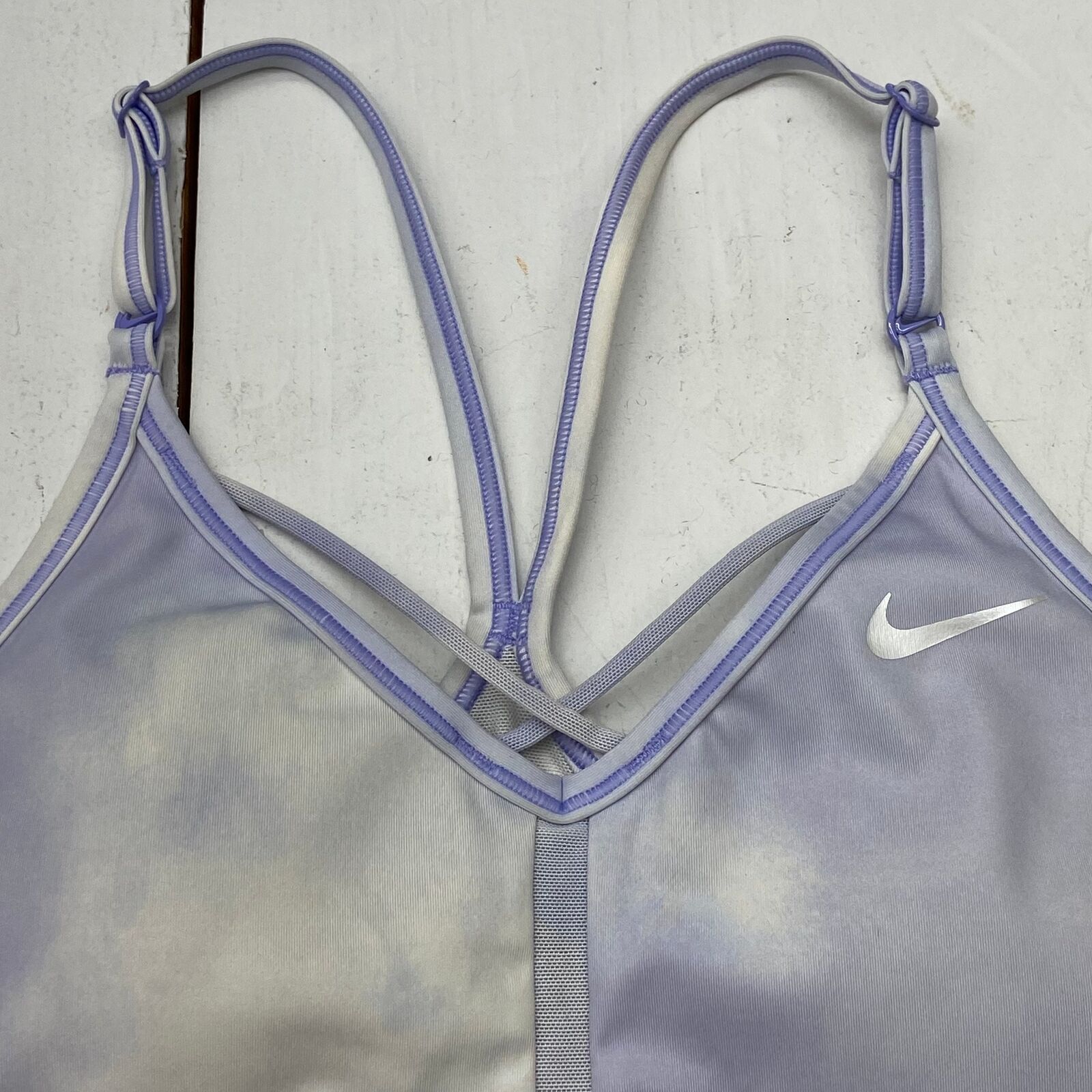 Nike Dri Fit Purple Tie Dye Athletic Compression Sports Bra Women Size -  beyond exchange