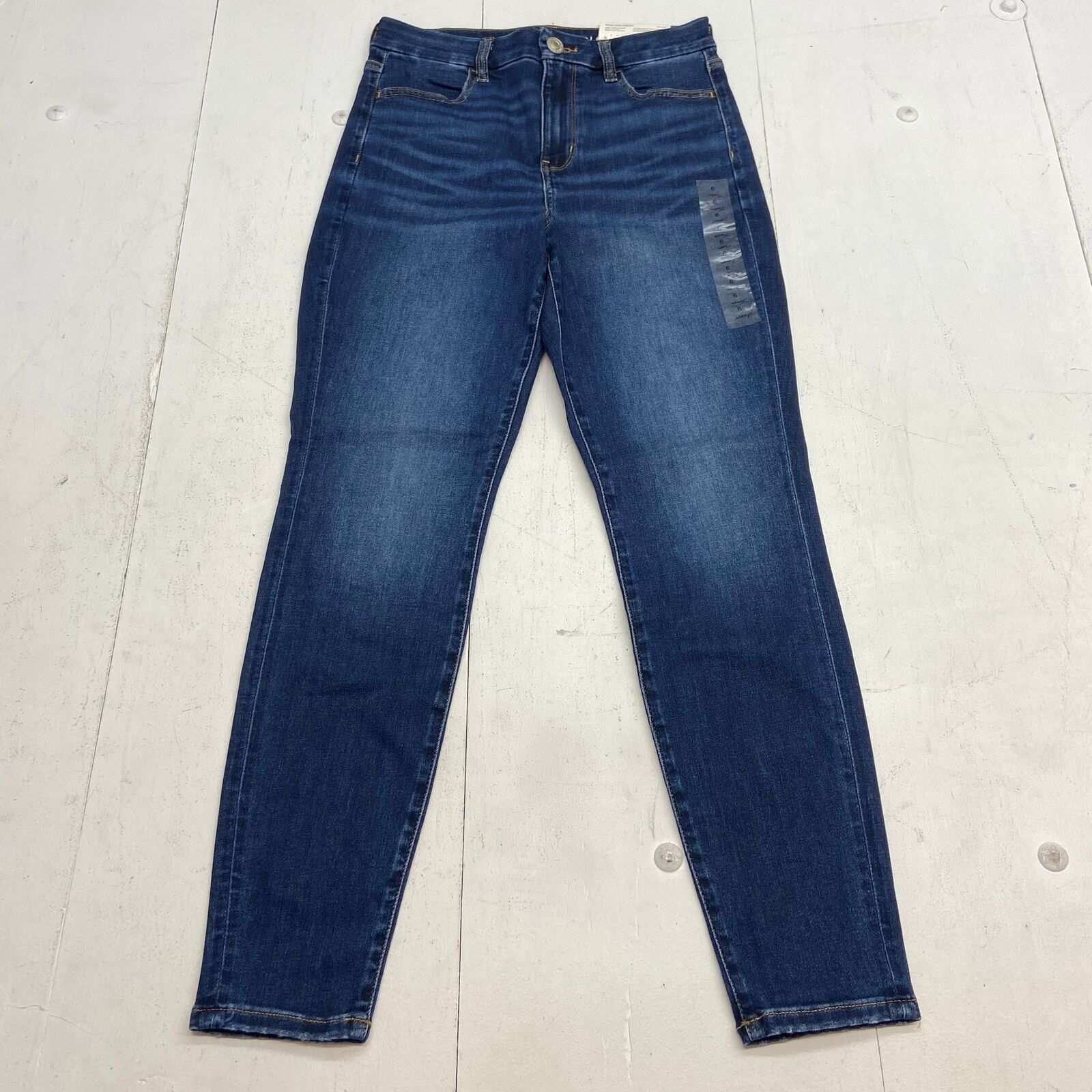 American Eagle AEO Blue Skinny Curvy High Waist Jeans Women Size 6 / 28W NEW *