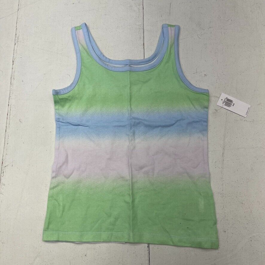 Old Navy Blue Ombre Fitted Tank Top Girls Size Medium NEW