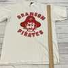 Vintage FOTL White Short Sleeve Branson Pirates T-Shirt Men Size M Made In USA