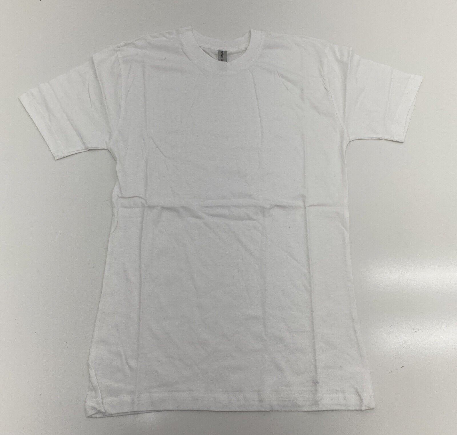 Blank Knights White Combed Cotton T-Shirt Mens Size XLarge New