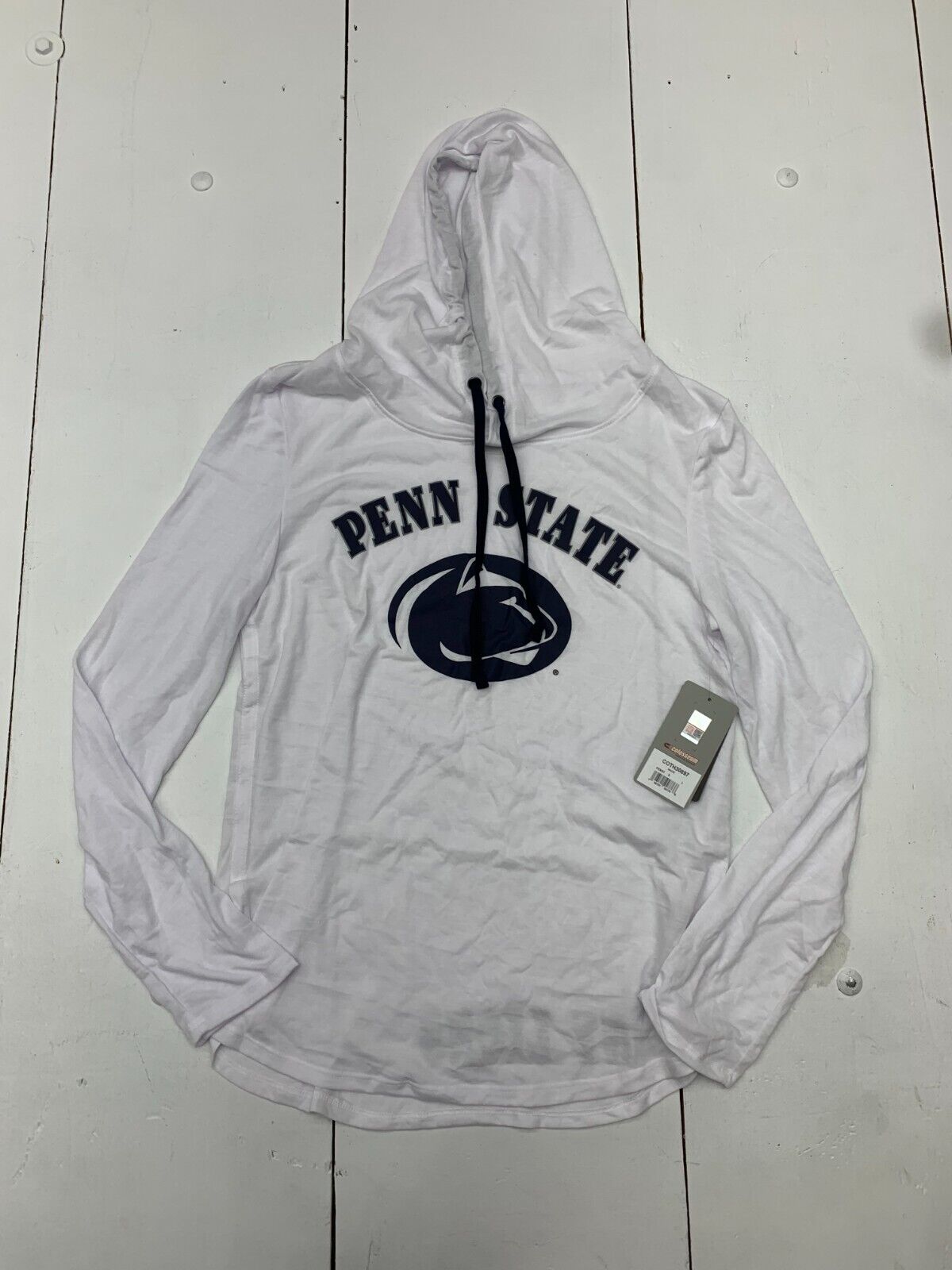 Colosseum Womens White Penn State Pullover Hoodie Size Large