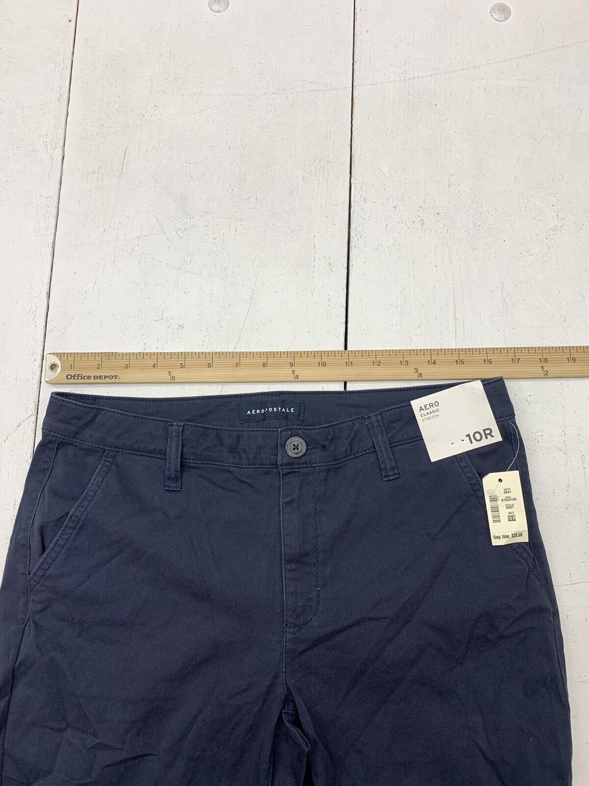 Aeropostale Womens Dark Blue Stretch Pants Size 10R - beyond exchange