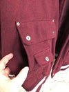 LAB Liberation A Bleu Limited Edition Men Jacket Size 2XL XXL Maroon Wool Blend