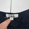 LNA Black Slub Knit Cut Out Neck Tank Top Women’s Size Small