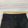 Levi mens black straight leg jeans size 36/32