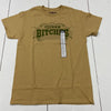 Spencer’s Brown Short Sleeve Graphic T-Shirt Adult Size S NEW Yeehaw Bitches Fun