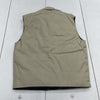 Vintage Frostline Kit Beige Zip Up Vest Mens Small