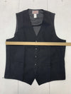 Executive Apparel Mens Black Suit Vest Size Large
