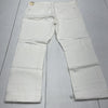Pilcro White Distressed Slim Boyfriend Crop Jeans Women’s Size 32 New