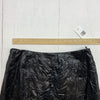 Lafayette 148 Womens Black Snakeskin print Long skirt Size 12