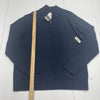 Good Threads Cotton Navy Blue Quarter Zip Sweater Mens Size XL New