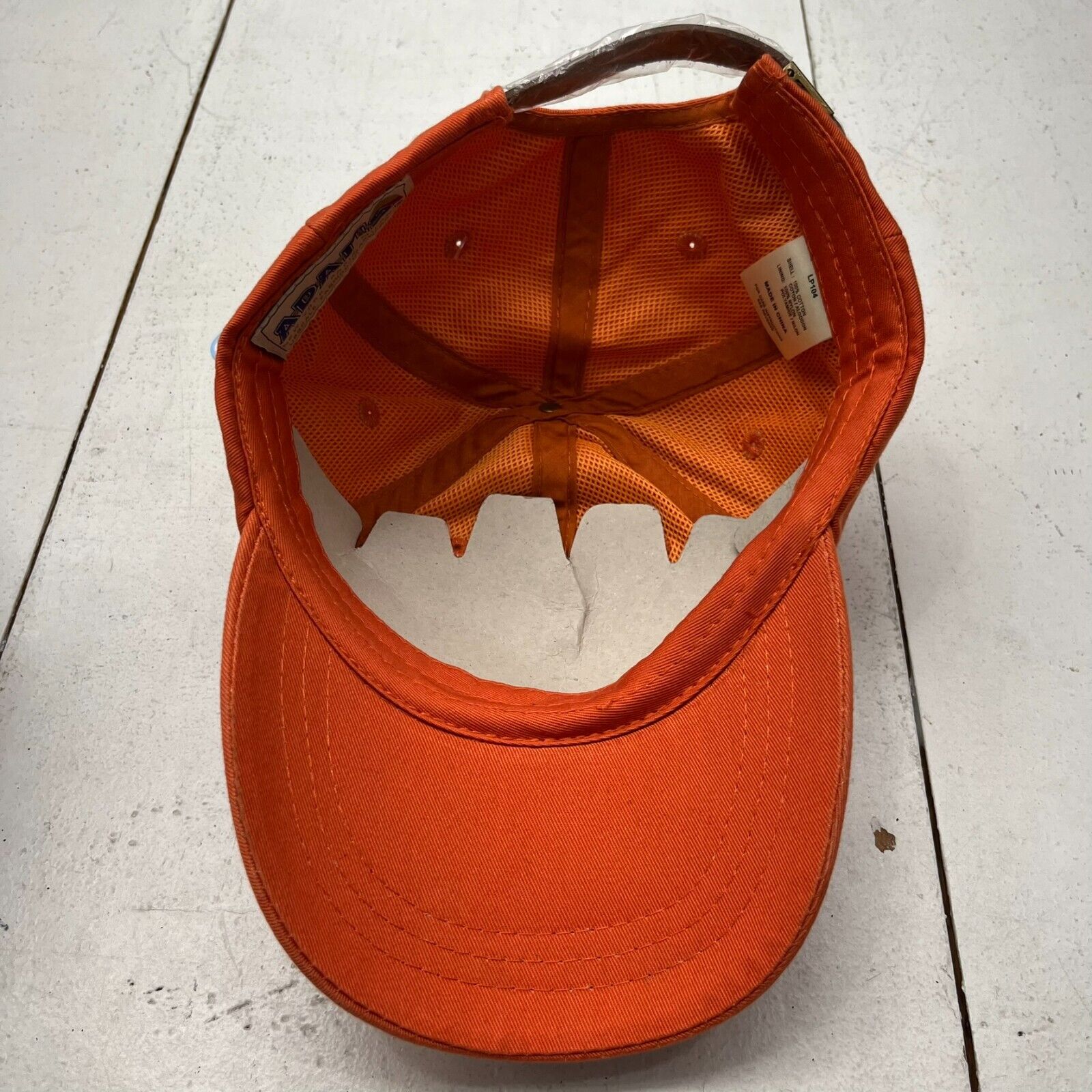 Adams Orange Cool Crown Baseball Hat Unisex Adult One Size NEW