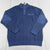 Duluth Brigadier Blue Button Mock Neck Sweater Mens Size Large New