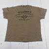 Harley Davidson Brown Wilwert’s Dubuque Iowa T Shirt Mens Size XL