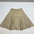 isda & co Womens Gold Decorative Flare skirt size 8