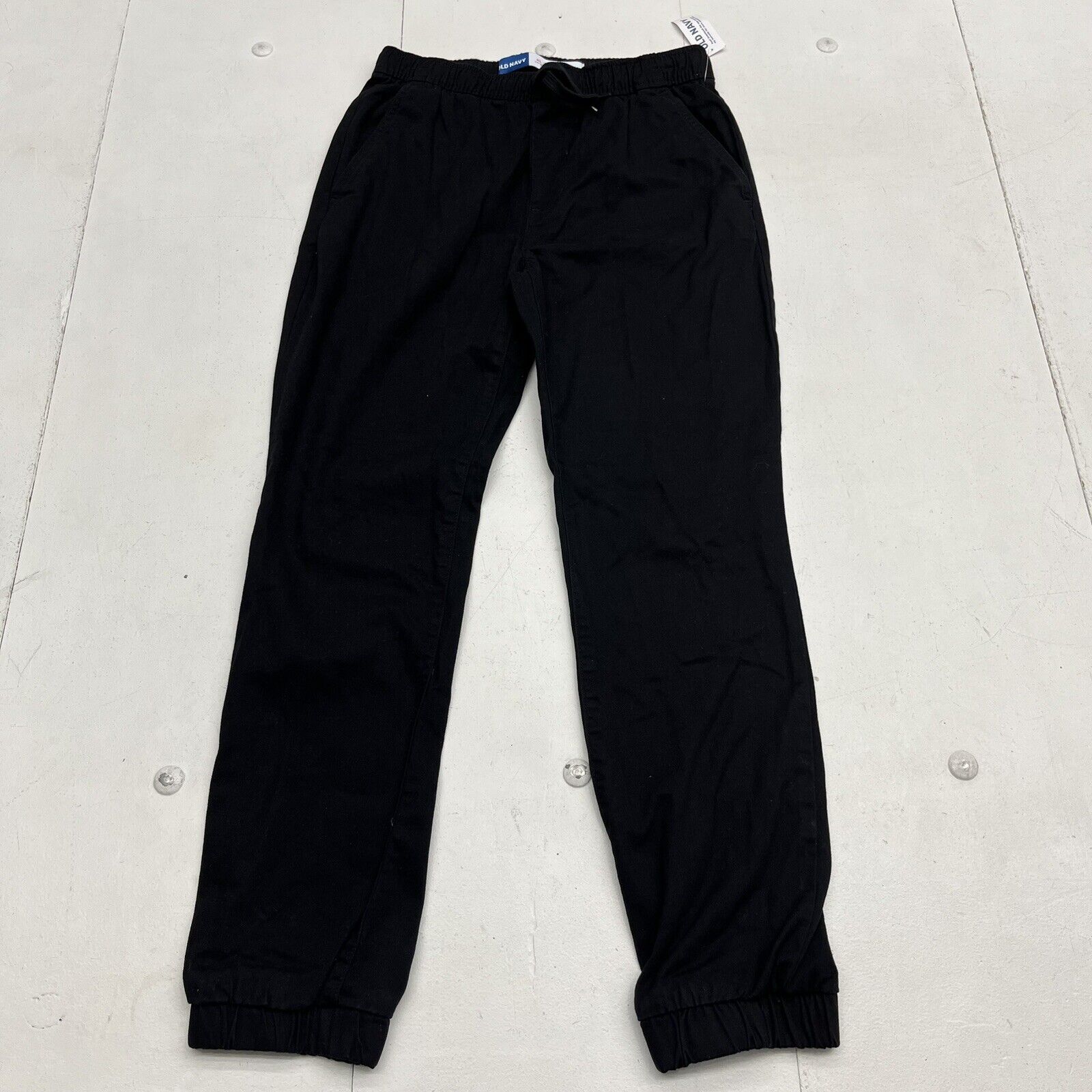Old Navy Black Built-In Flex Twill Jogger Pants Boys Size XL NEW - beyond  exchange