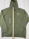 Under Armour Mens Green Loose Fit Pullover Hoodie Size XXL