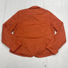 Faconnable Orange Nylon Removable Sleeve Zip Up Jacket Women’s XL New