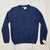 Ferrato mens Blue knit sweater size large