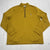 Original Penguin 1/4 Zip Pullover Golf Sweater Yellow Mens Size XL