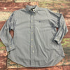 Ralph Lauren Blue Long Sleeve Button Up Dress Shirt Men Size 17 34/35 Yarmouth *